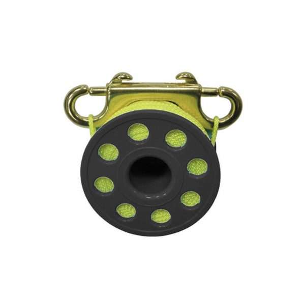 Finger Reel / spool -  45m med bolt snap