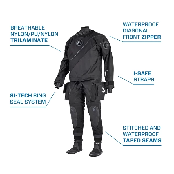 Evertech Dry Breathable Drysuit, Men - Bilde 4